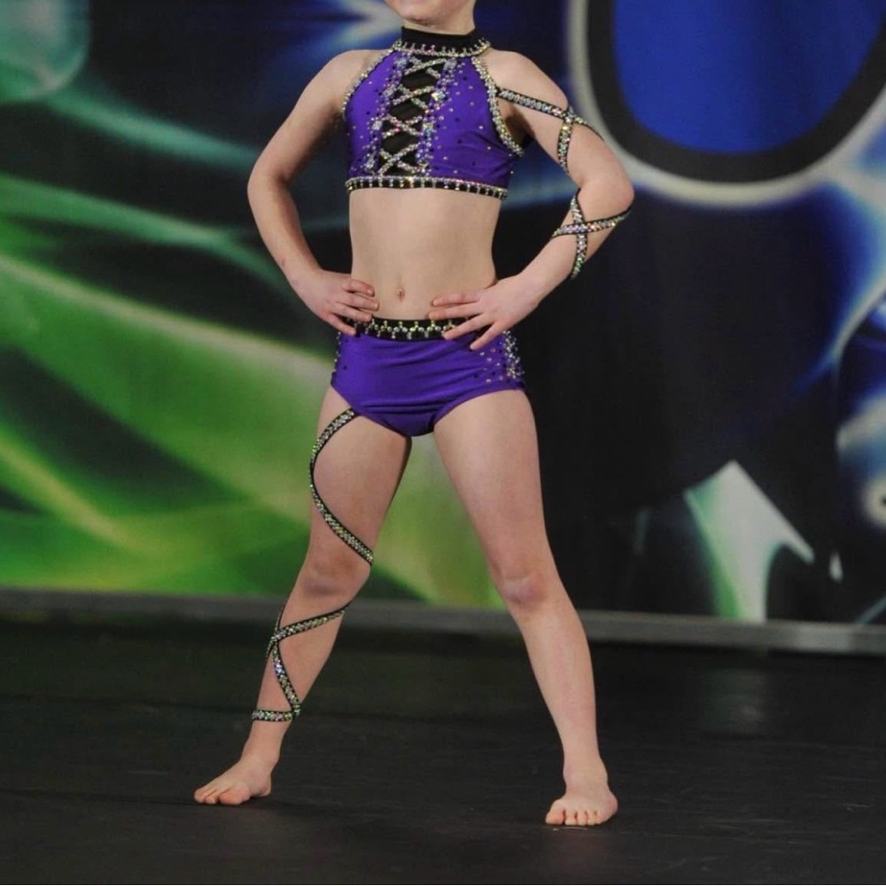 ISO Purple Acro/Jazz Dance Costume